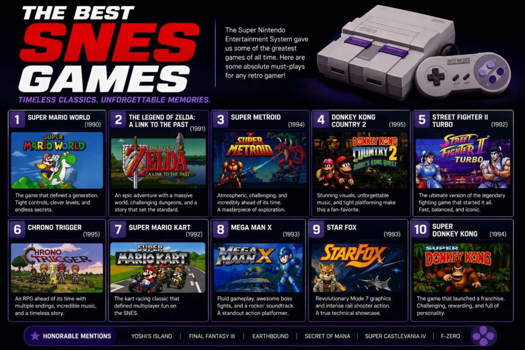 best snes games