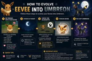 how to evolve eevee into umbreon