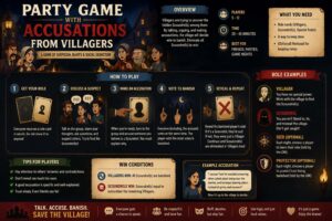 party game with accusations from villagers
