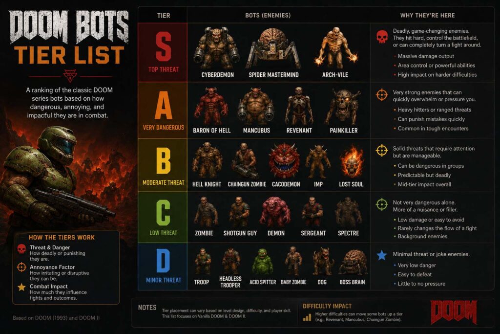 doom bots tier list
