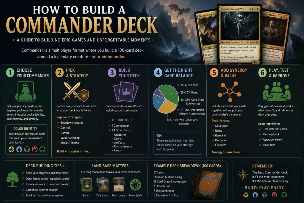 how to build a commander deck