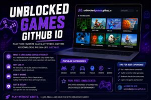 unblocked games github io
