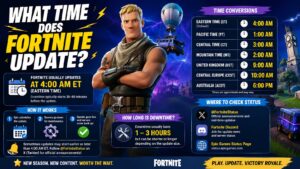 what time does fortnite update