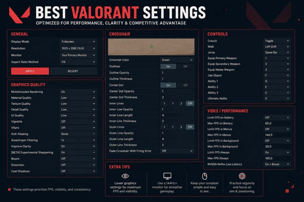 best valorant settings