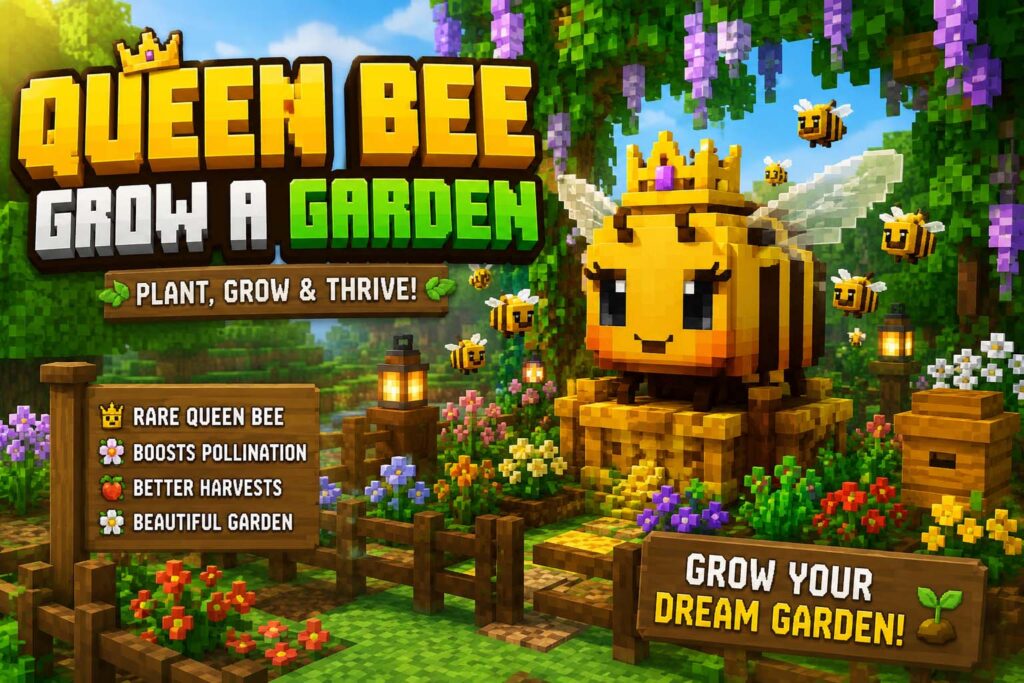 queen bee grow a garden
