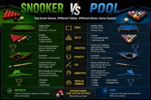 snooker vs pool