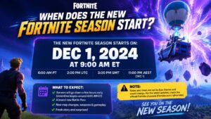 when does the new fortnite season start