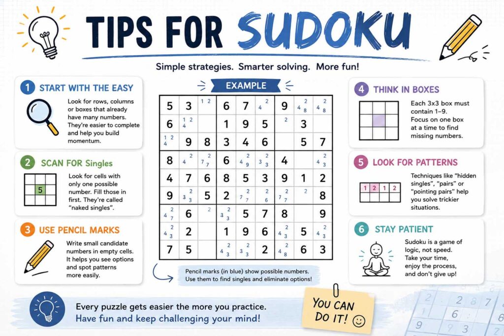 tips for sudoku